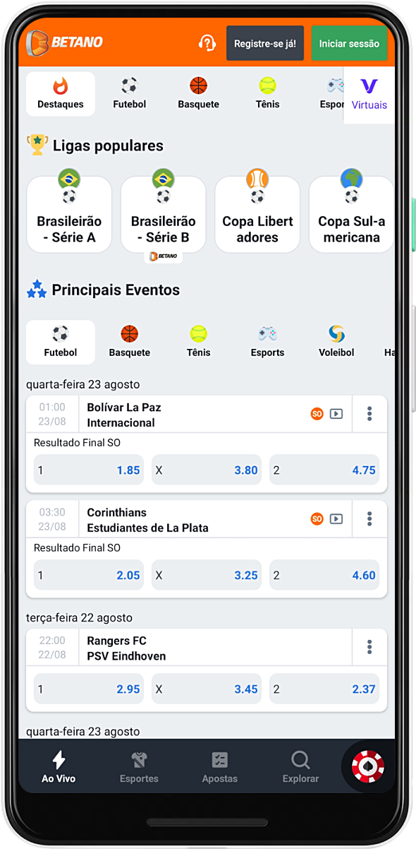 Os usuários do aplicativo Betano têm acesso a uma ampla variedade de linhas de apostas esportivas, incluindo esportes cibernéticos