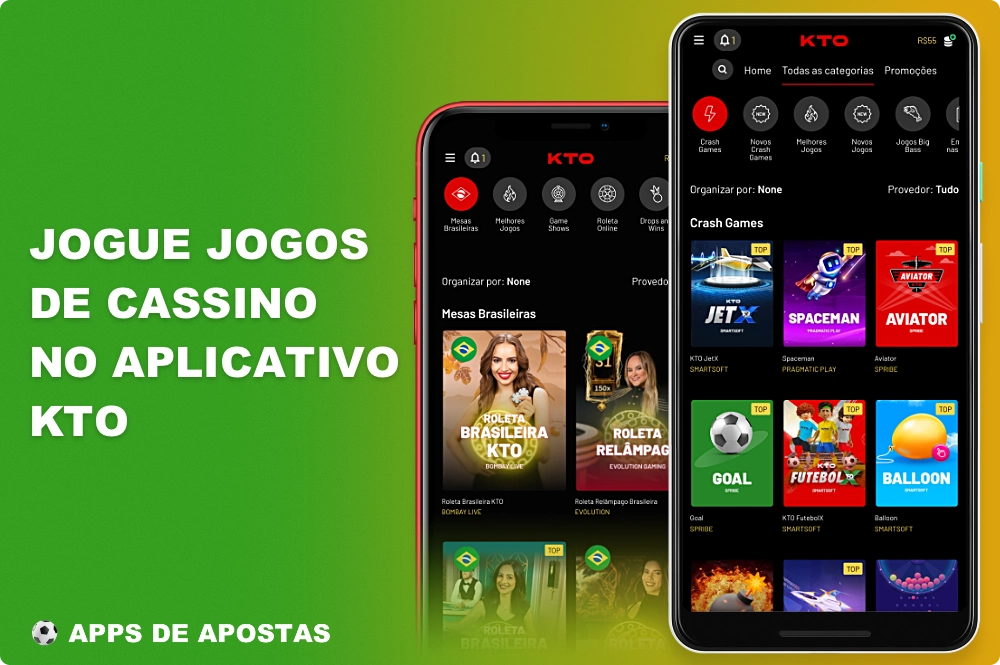 Avaliação do aplicativo KTO para apostas esportivas e jogos de cassino