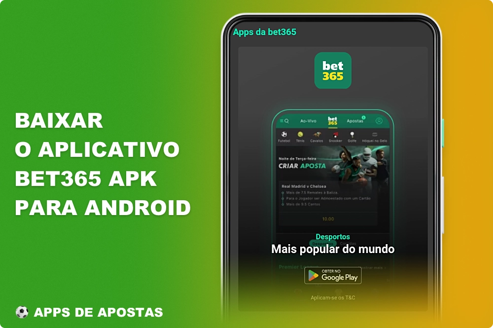 Faça o download do aplicativo Bet365 para Android no site oficial no Brasil