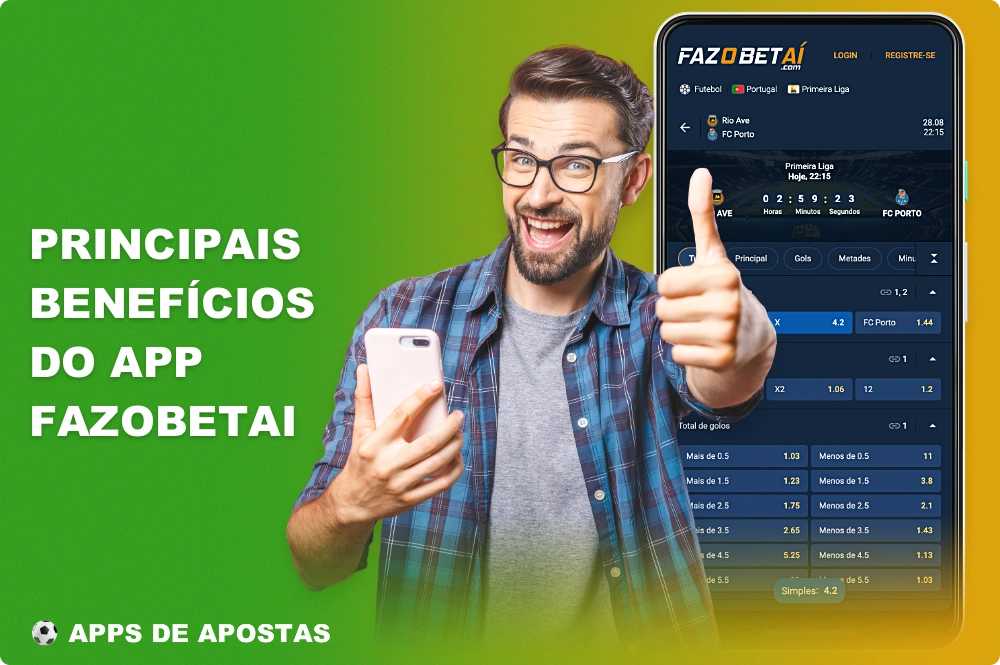 O aplicativo móvel Fazobetai para apostas no Brasil tem uma série de vantagens