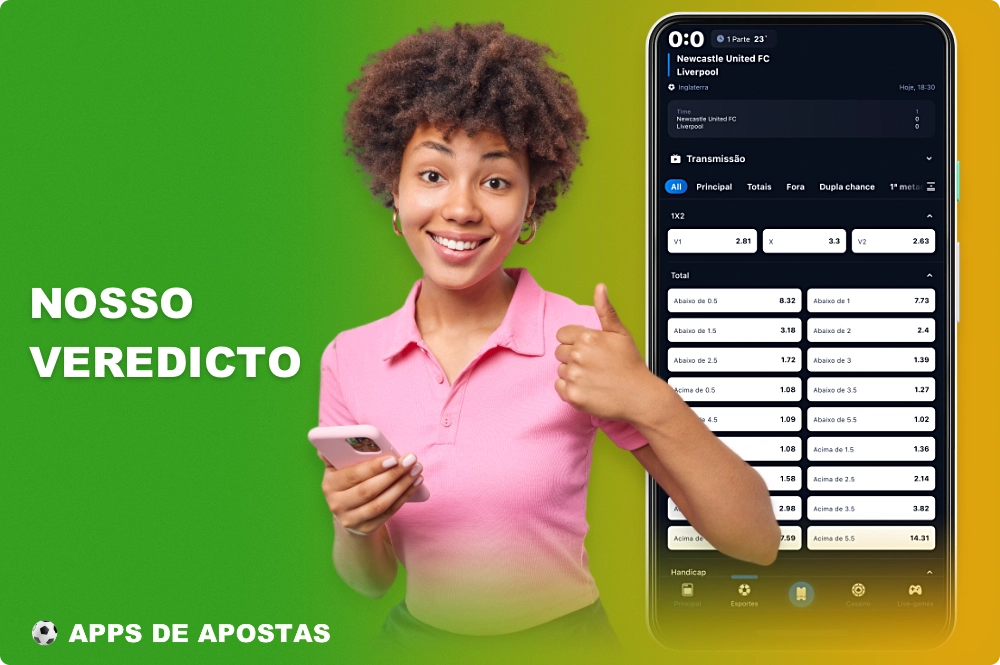 Apps móveis de apostas esportivas e cassino são ótimos para os brasileiros que querem apostar em qualquer lugar