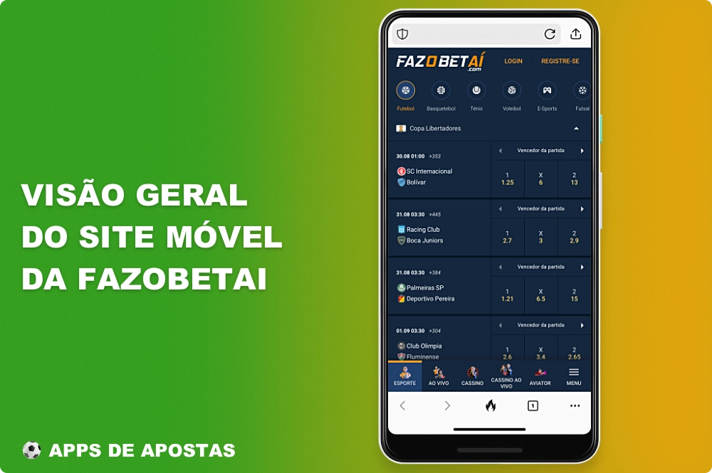 A versão móvel do site Fazobetai é excelente para os usuários do Brasil que não querem instalar um aplicativo