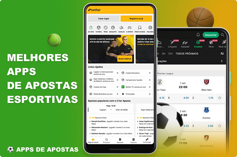 Melhores aplicativos móveis para apostas esportivas no Brasil