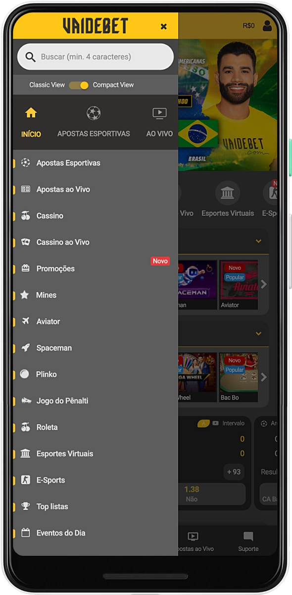 O aplicativo móvel da Vaidebet para apostas no Brasil tem uma interface simples e fácil de usar