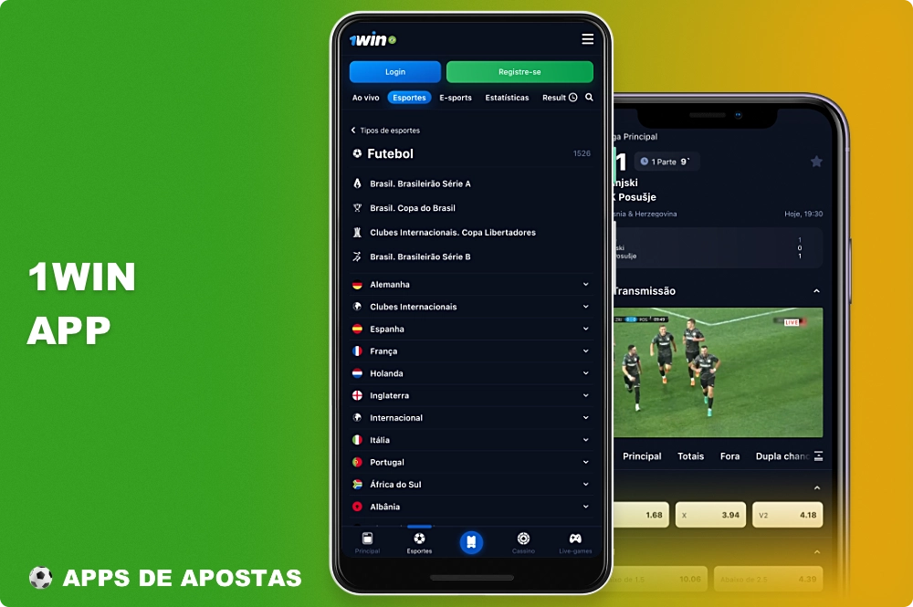 O aplicativo de apostas em futebol 1win está oferecendo um bônus generoso aos novos jogadores do Brasil