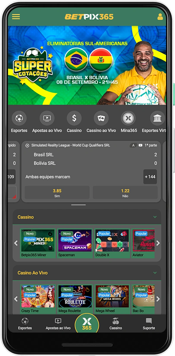 O aplicativo móvel BetPix365 foi projetado especificamente para apostas em movimento