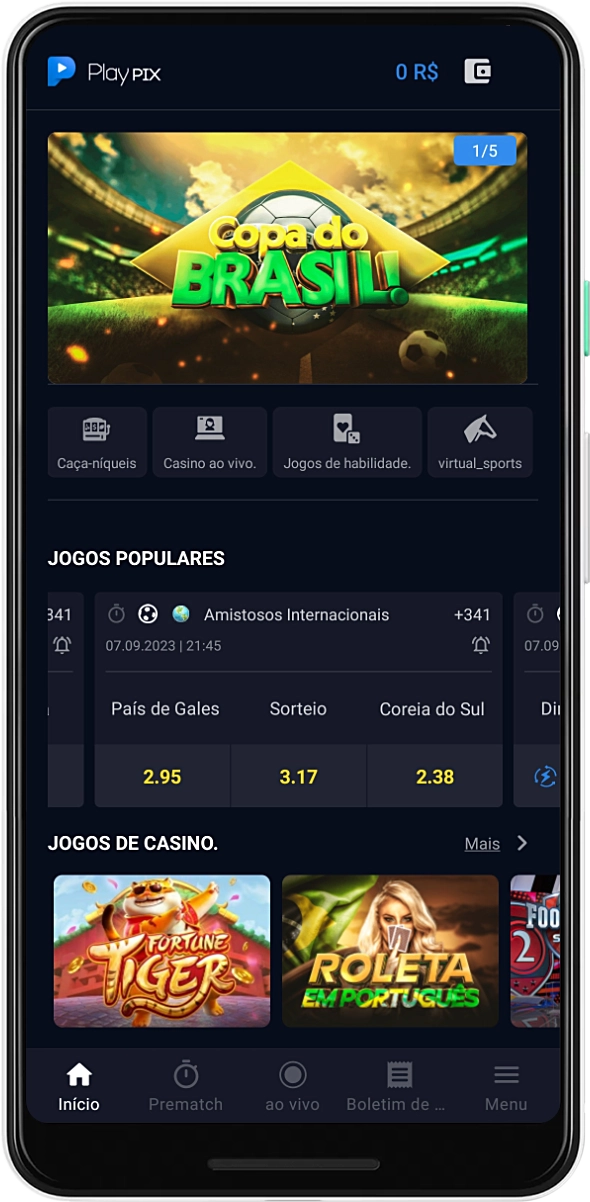 Usando o aplicativo Playpix, os brasileiros podem não apenas apostar on-line em esportes, mas também fazer apostas