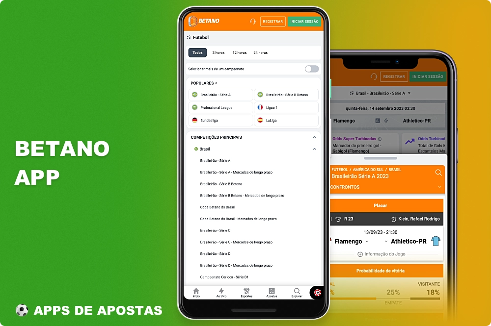 O aplicativo móvel Betano para apostas em futebol no Brasil oferece a seus usuários altas probabilidades e uma ampla linha de apostas