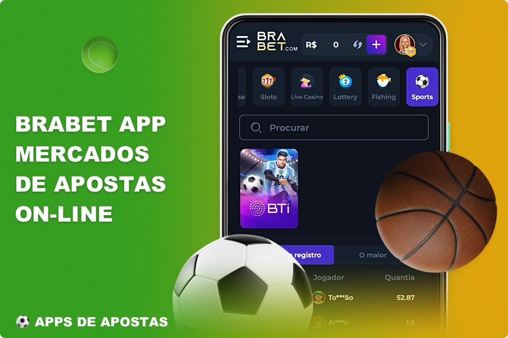 Os usuários do aplicativo Brabet do Brasil podem apostar em uma variedade de esportes, incluindo futebol, tênis, esportes cibernéticos e muito mais