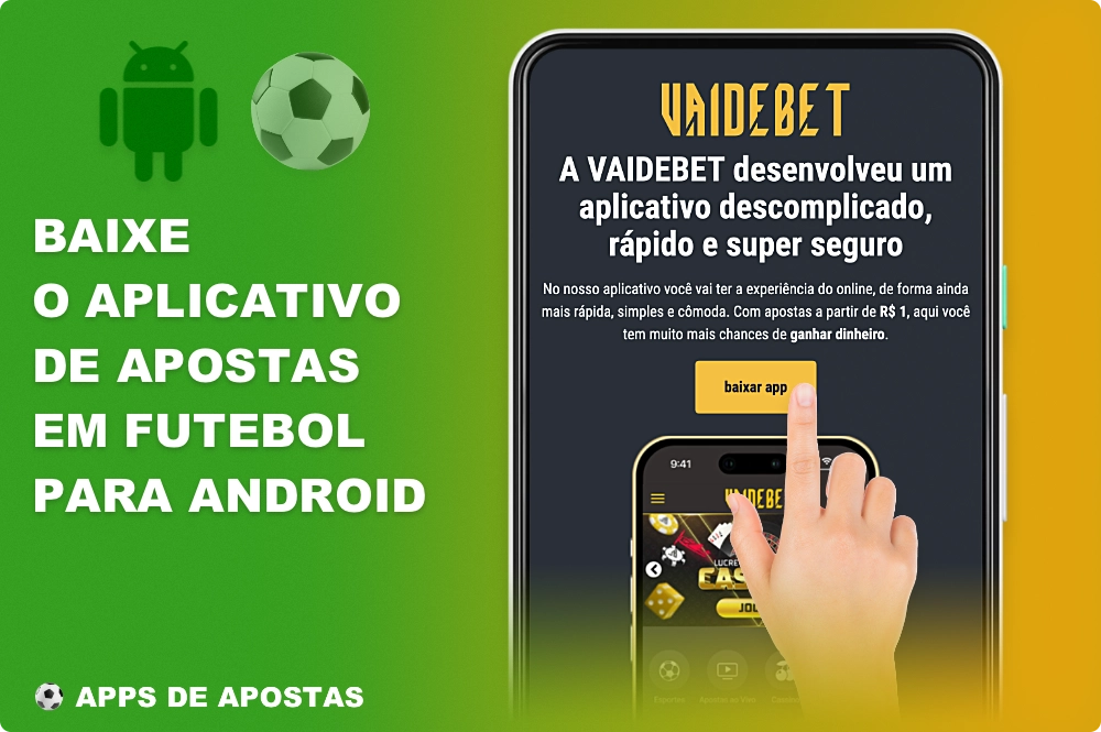 Para baixar um aplicativo de apostas em futebol para Android, você precisa seguir algumas etapas simples