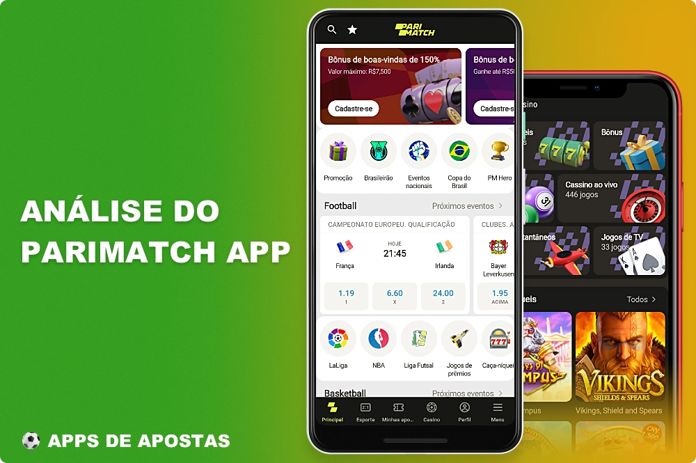O aplicativo móvel Parimatch para apostas esportivas e cassino está disponível no Brasil para Android e iOS