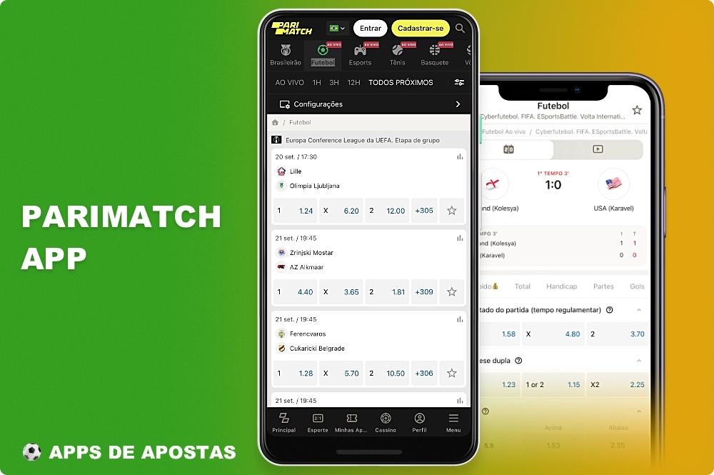 O aplicativo móvel Parimatch para apostas em futebol será de particular interesse para os brasileiros que desejam um generoso bônus de boas-vindas