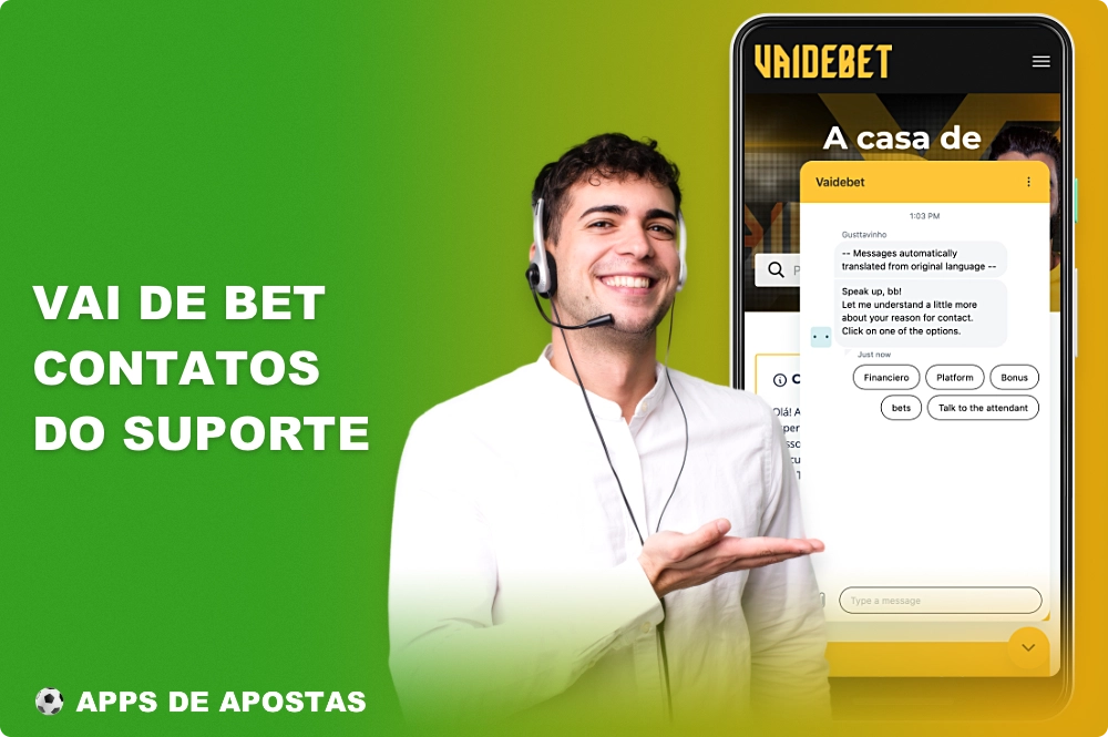 O suporte ao cliente da Vai de Bet no Brasil pode ser contatado por meio de uma variedade de canais de comunicação, incluindo um aplicativo com um recurso de bate-papo on-line embutido