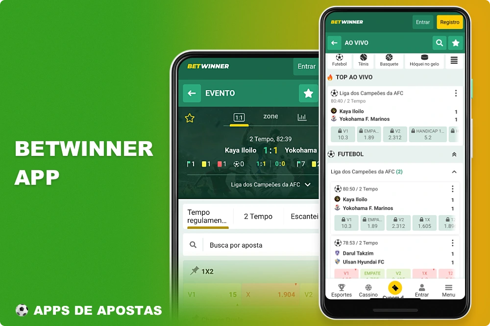 O aplicativo móvel da Betwinner é um ótimo achado para os usuários que procuram um aplicativo de apostas esportivas de qualidade