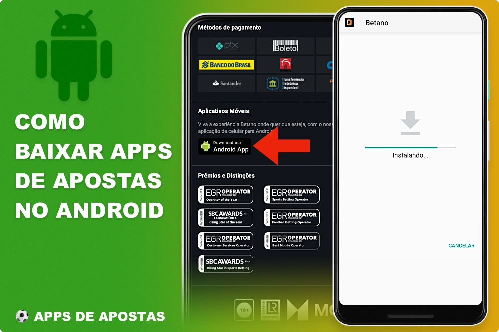 Para fazer o download do aplicativo de apostas no Android, você precisa seguir algumas etapas simples