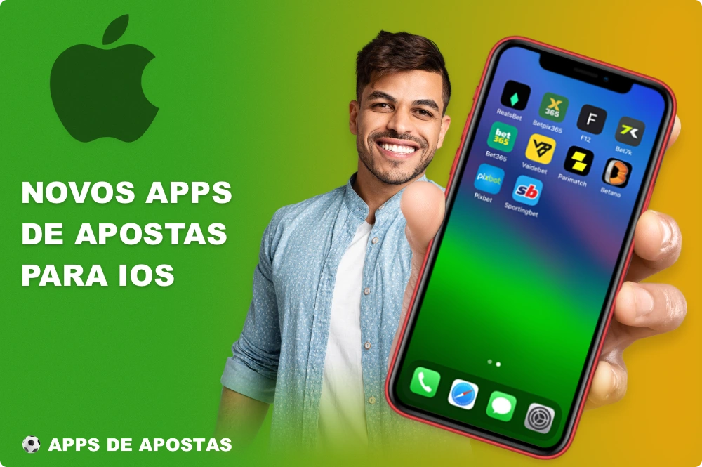 Novos aplicativos de apostas para iOS já estão disponíveis para usuários no Brasil