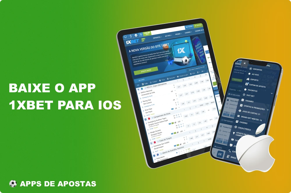 Para os usuários de dispositivos Apple do Brasil, há um aplicativo fácil de usar1xBet