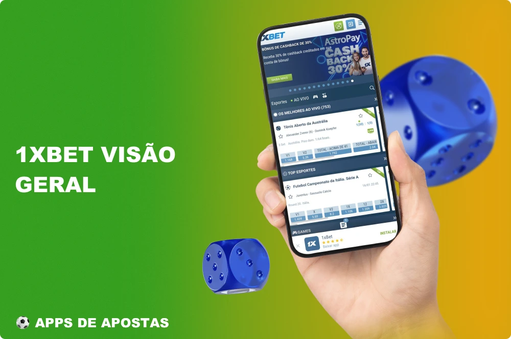 O 1xbet app Portugal tem todas as funções necessárias para apostas confortáveis
