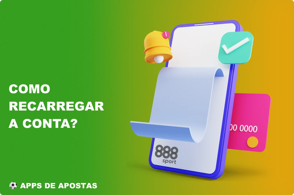 Os jogadores do Brasil podem usar uma maneira fácil e conveniente de depositar para jogar com dinheiro real no aplicativo de apostas 888sport