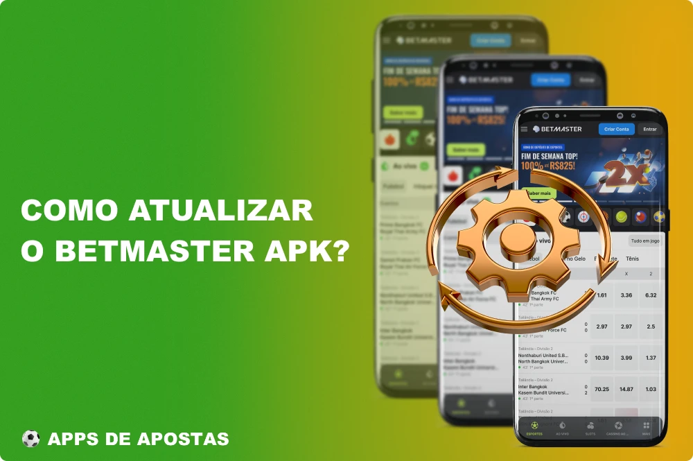 Assim que a nova versão do aplicativo Betmaster estiver disponível, os jogadores do Brasil poderão baixar facilmente a atualização em seus smartphones