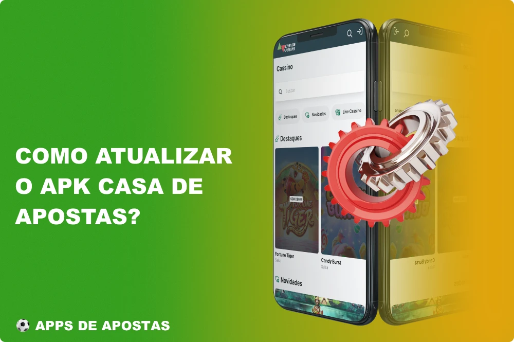 O aplicativo Casa De Apostas Brasil tem um recurso de atualização automática