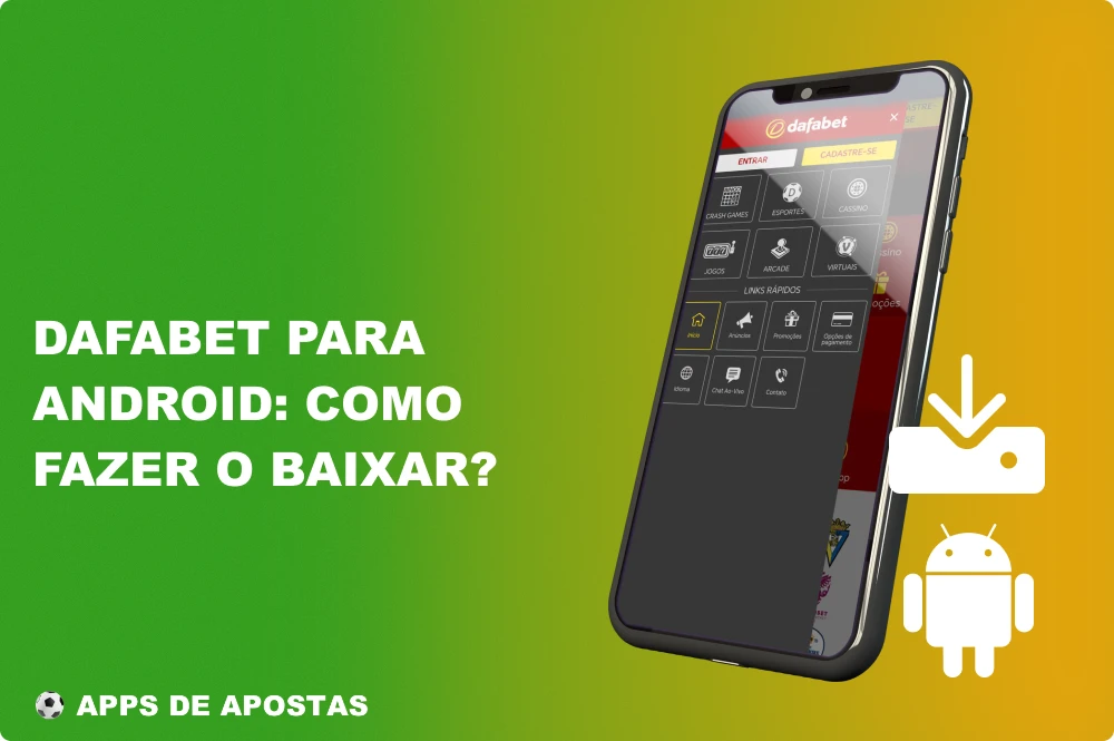 O uso do aplicativo Dafabet para Android permitirá que os jogadores do Brasil aproveitem ao máximo os recursos da plataforma