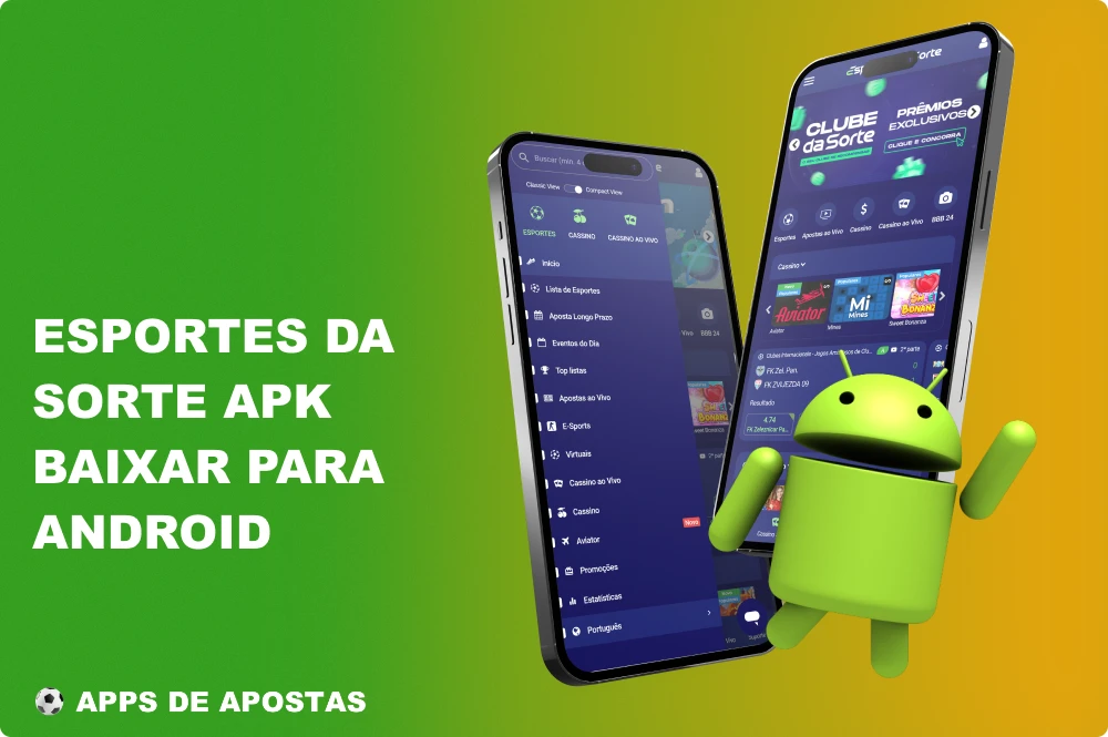Depois de fazer o download e instalar o aplicativo Esportes Da Sorte, os jogadores do Brasil poderão aproveitar a experiência completa do cassino