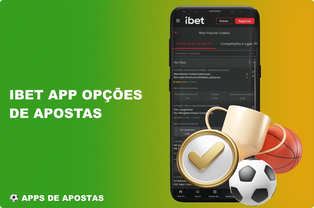 Há muitos recursos incorporados no aplicativo iBet Brasil que aprimoram a experiência de apostas