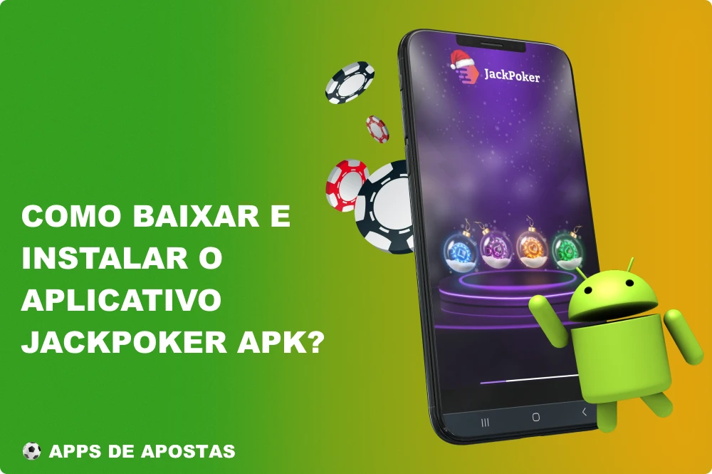O processo de download e instalação do aplicativo Jackpoker para Android é muito simples e não levará muito tempo para os brasileiros concluírem
