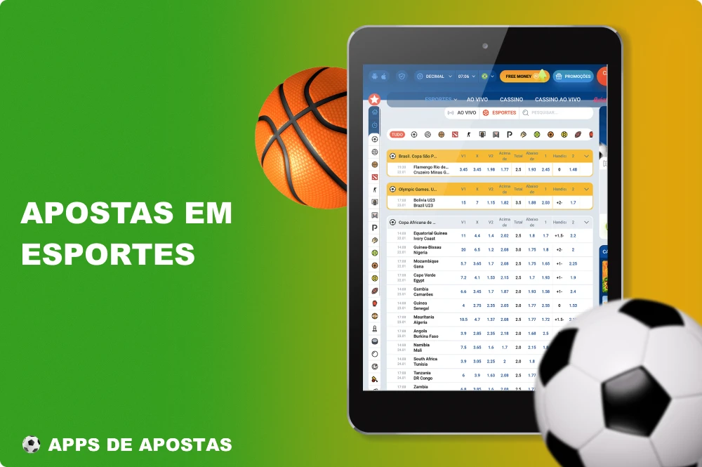 O aplicativo Mostbet para Android oferece aos brasileiros diferentes tipos de apostas em diferentes esportes
