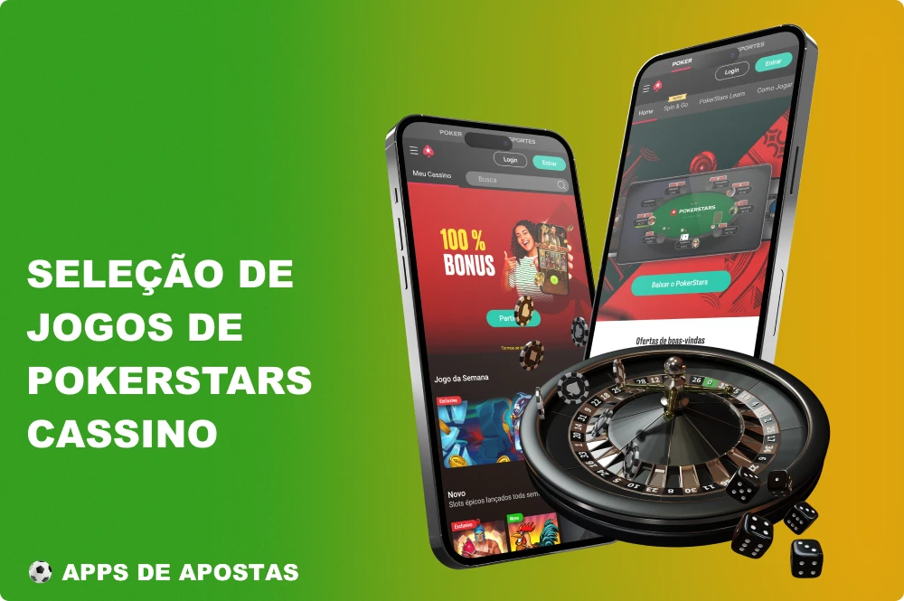 Os usuários brasileiros que preferem jogos de cassino também poderão satisfazer todas as suas necessidades de apostas no aplicativo de cassino do PokerStars