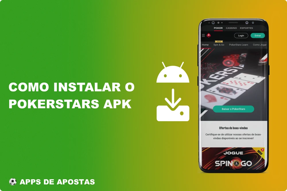 Depois de baixar o aplicativo APK do PokerStars para Android, os jogadores do Brasil precisam instalá-lo em seus dispositivos