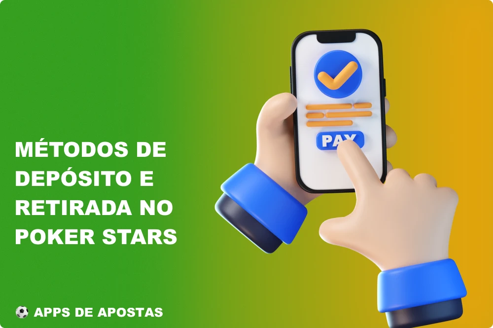 O PokerStars adicionou um grande número de métodos de pagamento ao aplicativo PokerStars para transações seguras para usuários brasileiros
