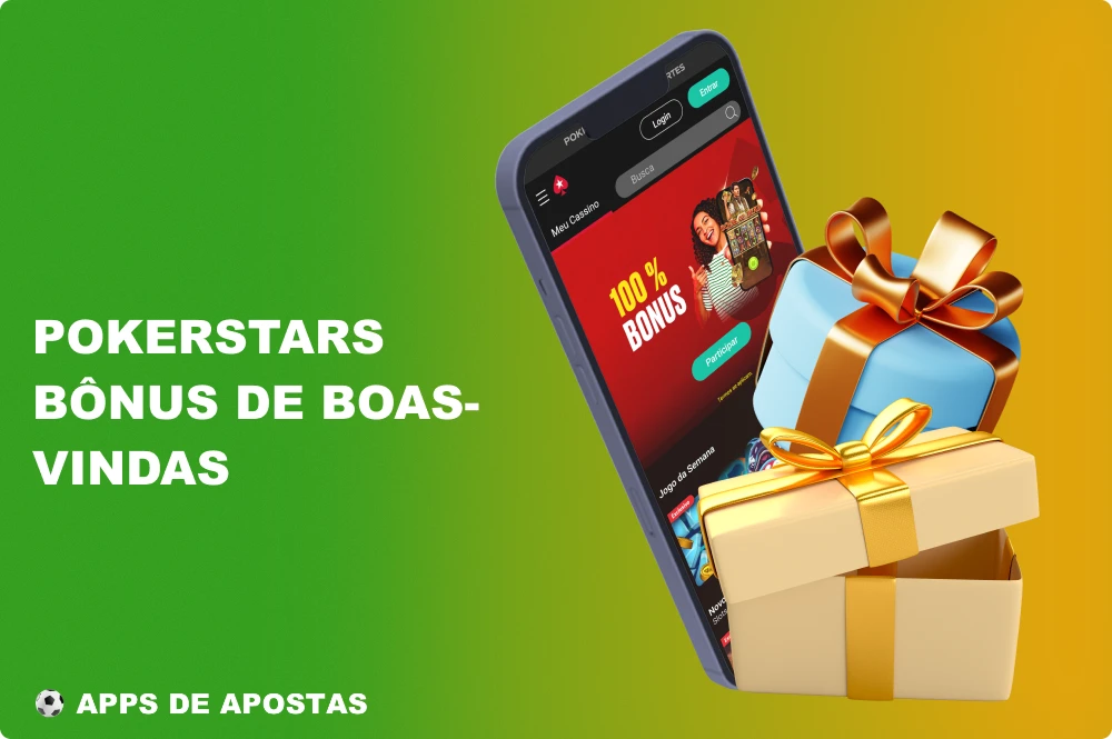 Depois de se inscrever no aplicativo móvel do PokerStars, cada novo usuário do Brasil é recompensado com 100% do valor do seu primeiro depósito