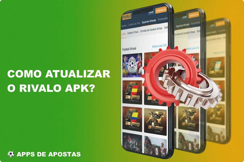 O aplicativo Rivalo envia automaticamente uma notificação aos jogadores brasileiros quando uma nova versão é lançada