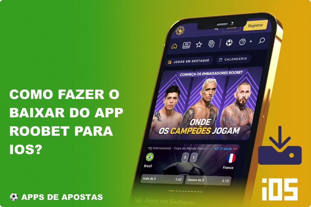 É fácil fazer o download e instalar a versão mais recente do aplicativo Roobet para iOS no Brasil
