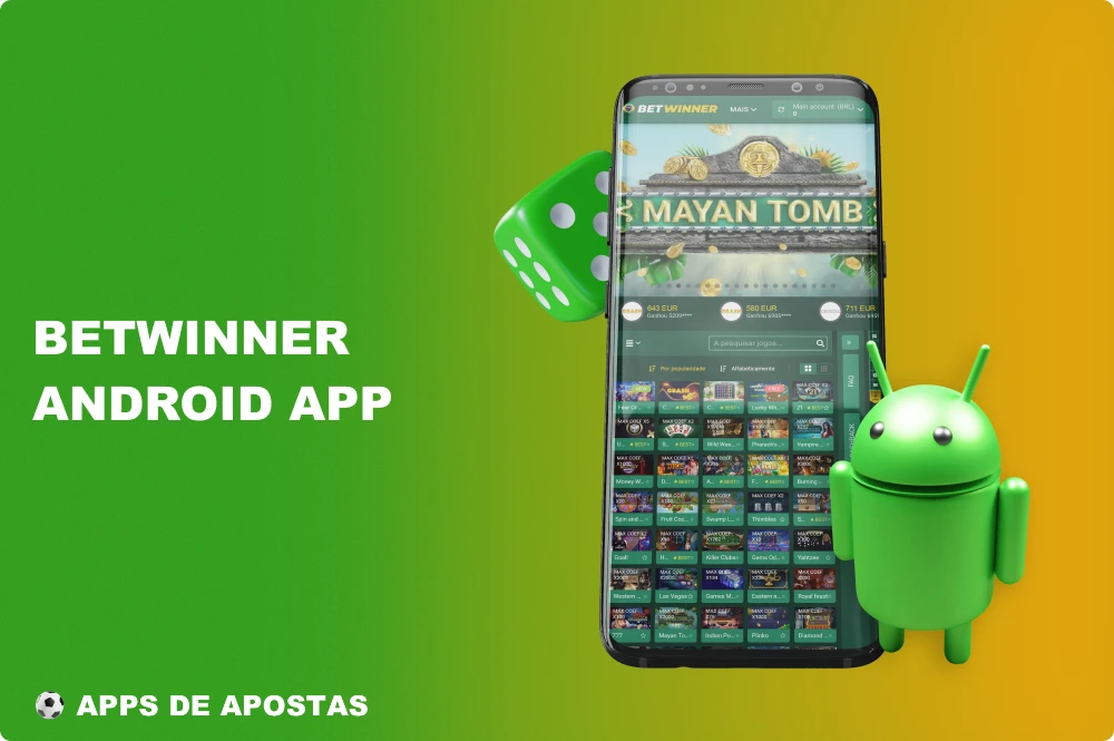 Ao fazer o download do aplicativo Betwinner para Android, os brasileiros terão uma gama completa de opções de jogos de azar à sua disposição