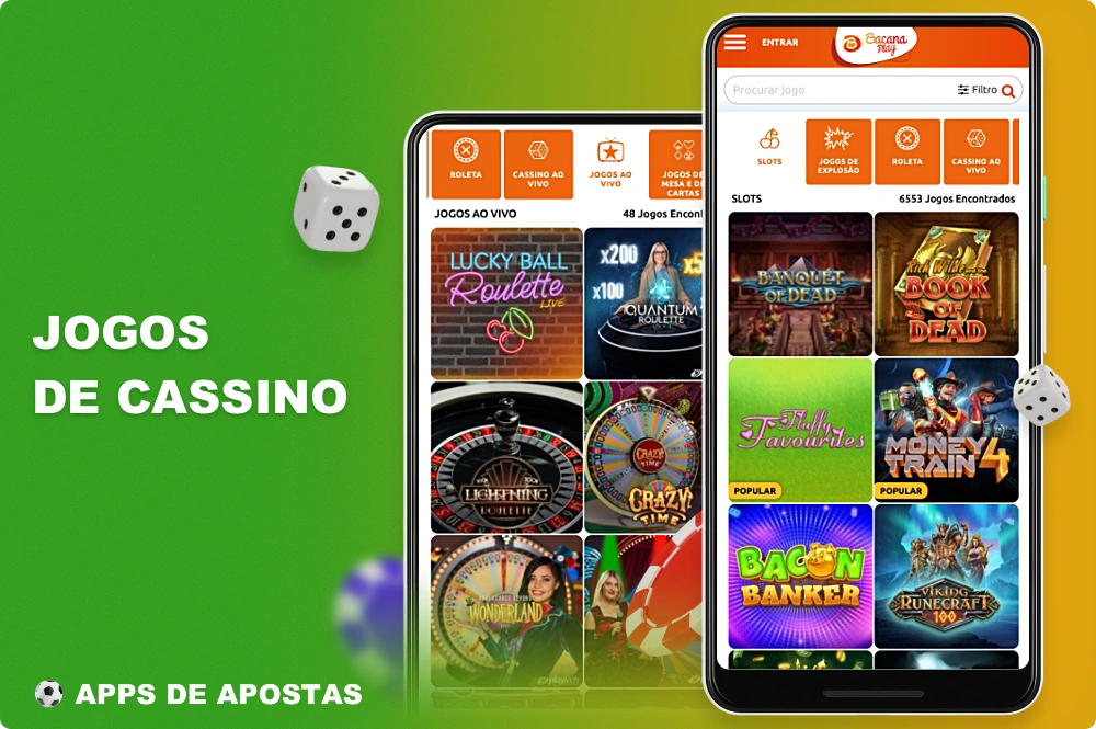 O aplicativo Bacanaplay oferece uma enorme biblioteca de jogos emocionantes para usuários do Brasil