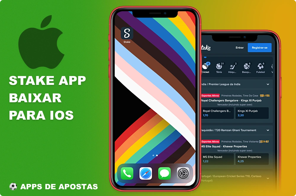 Os usuários brasileiros podem baixar o aplicativo Stake no iPhone e no iPad