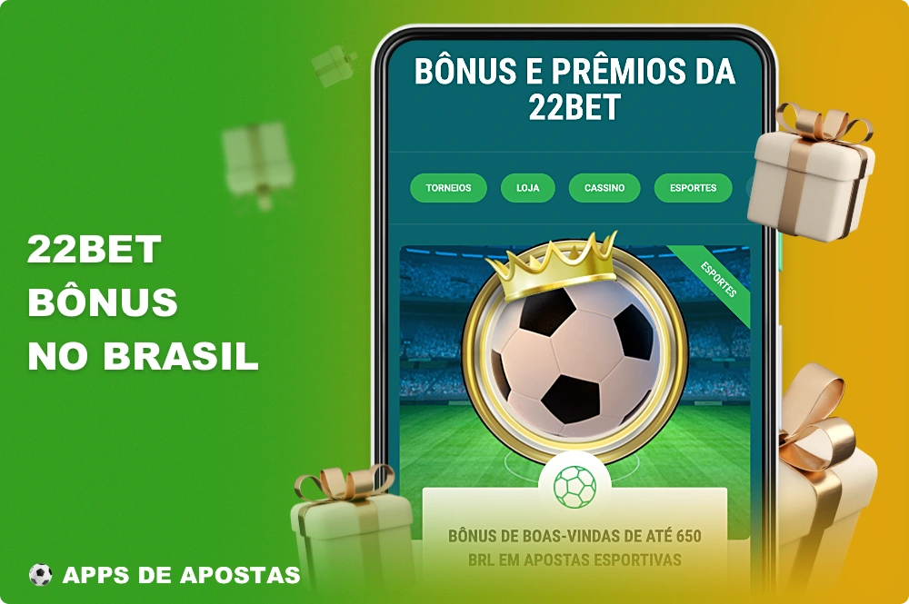 O bônus de boas-vindas no aplicativo 22Bet pode ser recebido por novos usuários do Brasil que atendam a determinadas condições