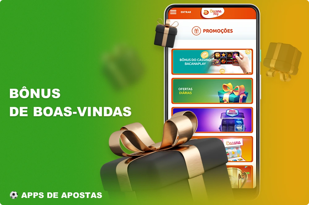 O aplicativo Bacanaplay oferece um bônus de boas-vindas aos novos usuários do Brasil, além de outros bônus e promoções