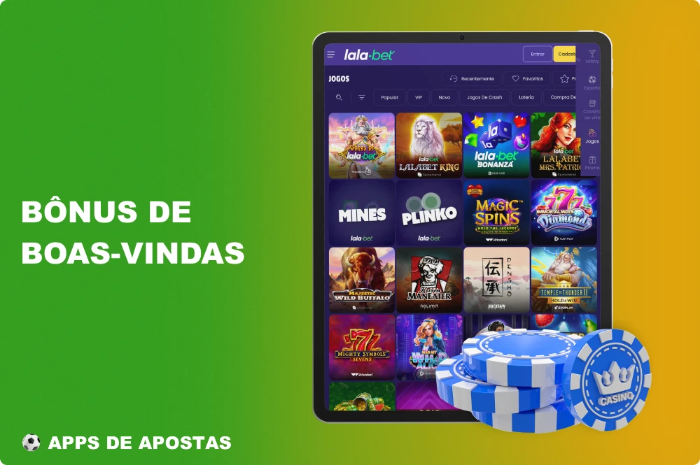 O aplicativo de cassino LalaBet oferece aos brasileiros mais de 4.000 jogos para todos os gostos