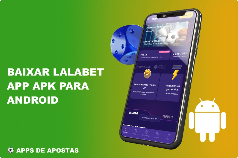 Os brasileiros podem acessar facilmente o APK da LalaBet em seu dispositivo Android e jogar em qualquer lugar, a qualquer hora