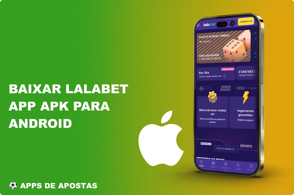 Agora, os proprietários de iPhone e iPad do Brasil podem fazer o download do aplicativo LalaBet e aproveitar tudo o que o cassino tem a oferecer