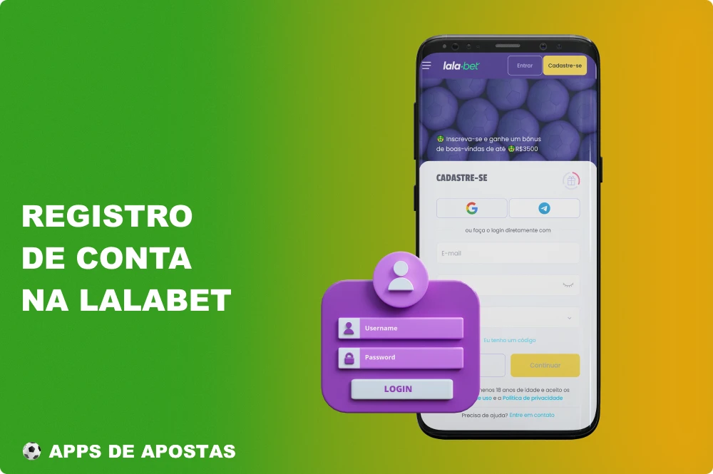 Para começar a apostar ou jogar jogos de cassino no aplicativo LalaBet, os brasileiros precisam primeiro registrar uma conta