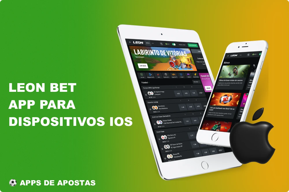 Depois de fazer o download do aplicativo Leon Bet para iOS, os jogadores do Brasil terão acesso a todos os jogos de cassino e apostas esportivas