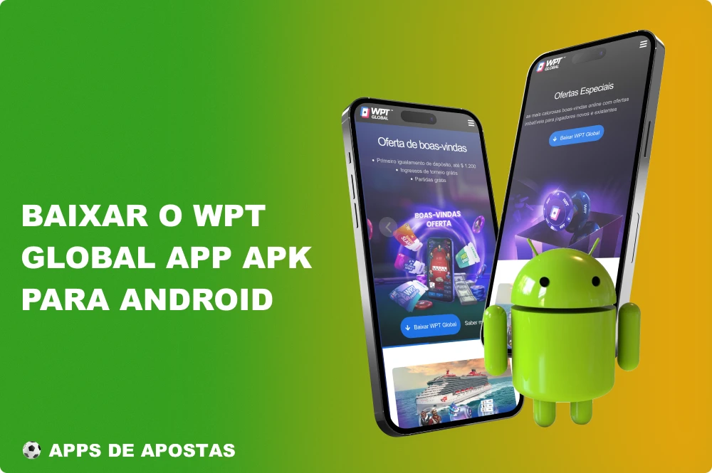 Os brasileiros terão acesso a pôquer e cassino de alto nível em seus dispositivos Android graças ao aplicativo WPT Global