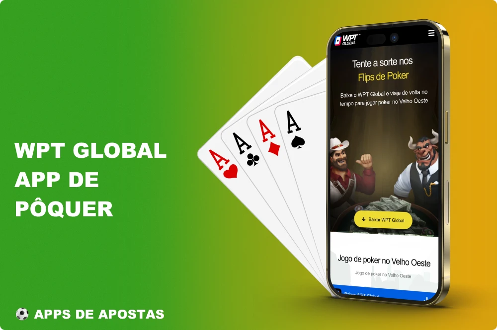 A parte mais importante do aplicativo móvel do WPT Global Brazil são as ofertas de pôquer