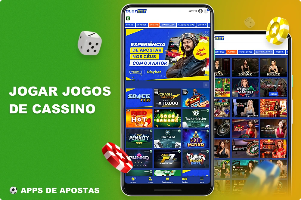 No aplicativo da Oleybet, os usuários do Brasil têm acesso a uma enorme coleção de jogos de cassino disponíveis para eles