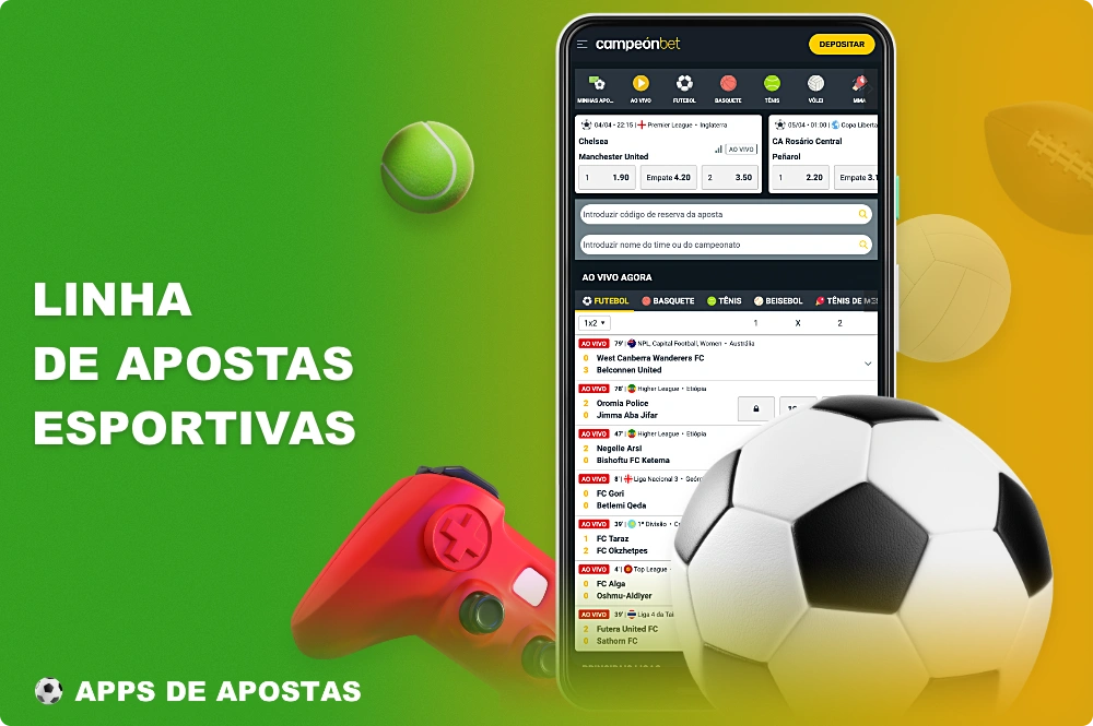Usando o aplicativo Campeonbet, os usuários do Brasil podem apostar em dezenas de esportes, incluindo futebol, vôlei, tênis, esportes cibernéticos e muito mais